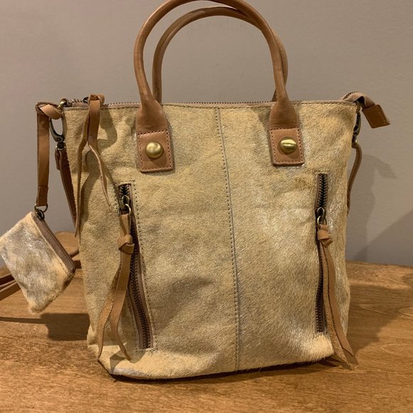 Miss Albright Handbags - Anthropologie Miss Albright Calf Hair Purse